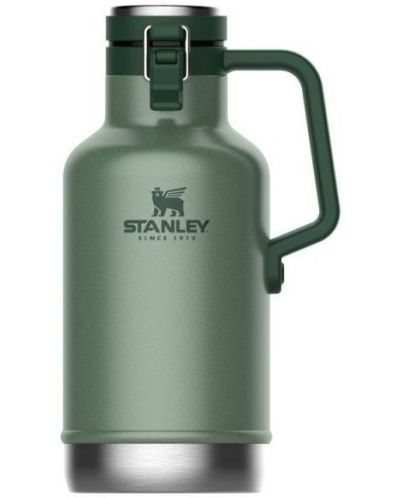 Θερμικό μπουκάλι για μπύρα Stanley - The Easy Pour, Hammertone Green, 1.9 l - 1