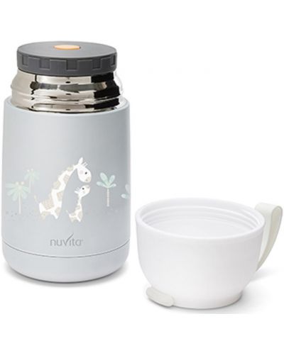 Θερμικό βάζο για φαγητό Nuvita - 620 ml, λευκό - 2