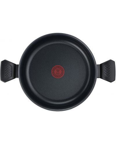 Κατσαρόλα με καπάκι Tefal - Simply Clean B5674653, 24 cm, μαύρη - 2