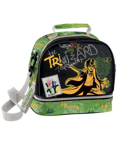Ισοθερμική τσάντα Graffiti Harry Potter - The Wizard, πράσινο - 1