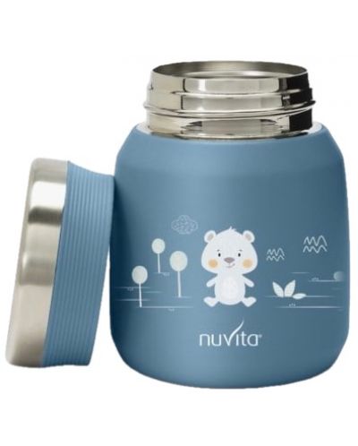 Θερμός φαγητού Nuvita - 300 ml, Powder Blue - 2