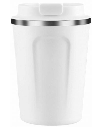 Θερμικό ποτήρι Asobu Coffee Compact - 380 ml, λευκό - 1