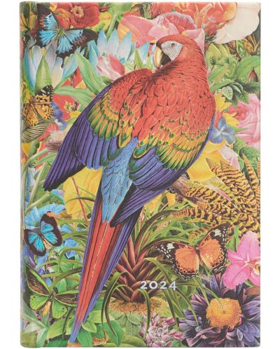 Σημειωματάριο Paperblanks Tropical Garden - Mini, 208 φύλλα, 2024 - 1