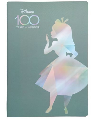 Τετράδιο Cool Pack Оpal - Disney 100, Alice, A4, φαρδιές σειρές, 60 φύλλα - 1