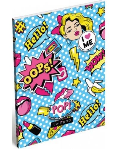 Σημειωματάριο  А7 Lizzy Card - Lollipop Pop - 1