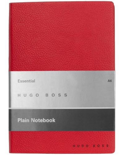 Σημειωματάριο Hugo Boss Essential Storyline - A6,  λευκά φύλλα, κόκκινο - 1