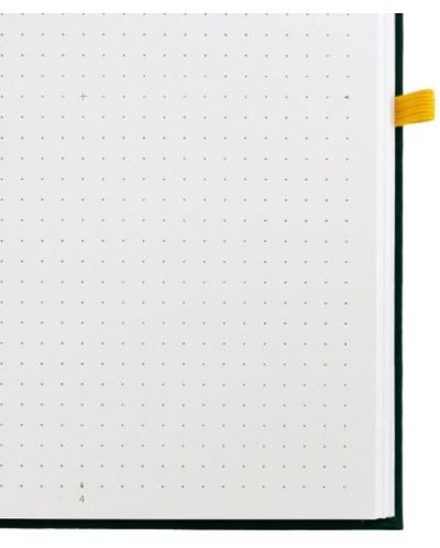 Σημειωματάριο με λινά καλύμματα Blopo - The Tree, διακεκομμένες σελίδες - 4