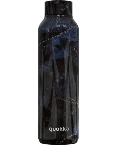 Θερμικό μπουκάλι Quokka Solid - Black Marble, 630 ml - 1