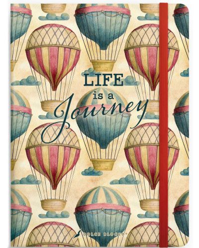 Σημειωματάριο Lizzy Card Dolce Blocco - Life is a Journey - 1