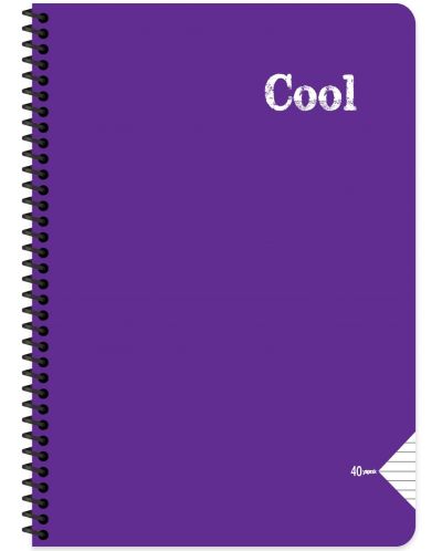 Τετράδιο Keskin Color - Cool, А4, φαρδιές σειρές, 72 φύλλα, ποικιλία - 6