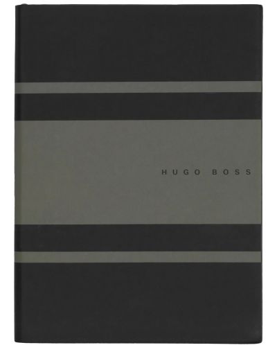 Σημειωματάριο Hugo Boss Gear Matrix - A5, διακεκομμένες σελίδες, σκούρο πράσινο - 1