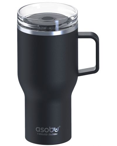 Θερμικό ποτήρι Asobu 360 Mug - 840 ml, μαύρο - 1