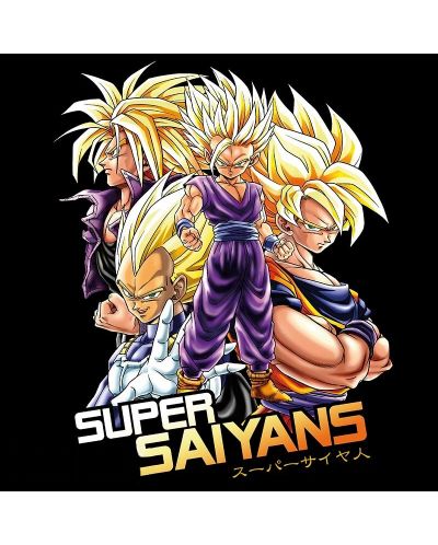 Κοντομάνικη μπλούζα ABYstyle Animation: Dragon Ball Z - Saiyans - 2