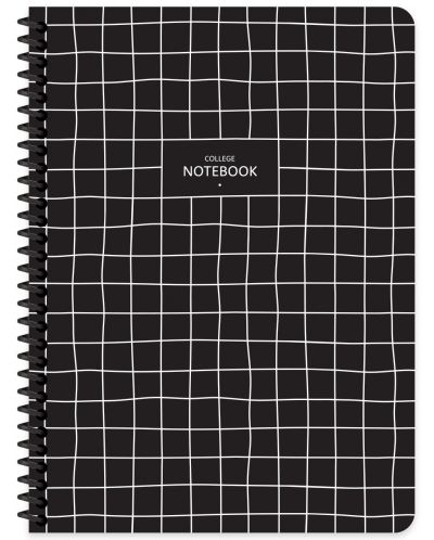 Σημειωματάριο  Keskin Color - Black, А6, 80 φύλλα, ποικιλία - 4