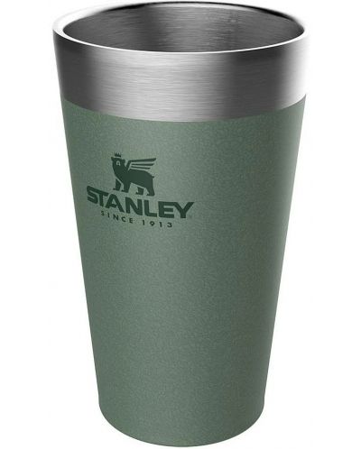 Θέρμο Κύπελλο για μπύρα Stanley The Stacking -Hammertone Green, 470 ml - 1