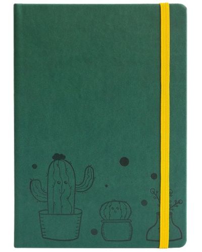 Σημειωματάριο με σκληρό εξώφυλλο Blopo - Prickly Pages, διακεκομμένες σελίδες - 1
