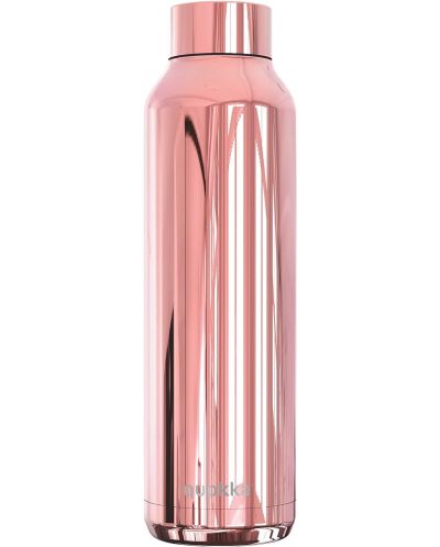 Θερμικό μπουκάλι Quokka Solid - Sleek Rose Gold, 630 ml - 1