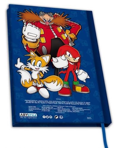 Σημειωματάριο ABYstyle Games: Sonic - Sonic The Hedgehog, формат А5 - 2