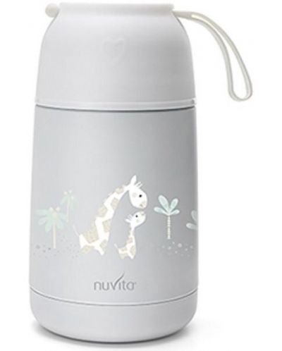Θερμικό βάζο για φαγητό Nuvita - 620 ml, λευκό - 1