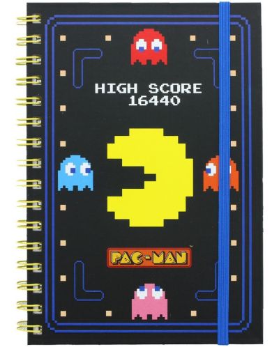 Σημειωματάριο  Pyramid Games: Pac-Man - High Score, με σπιράλ, μορφή Α5 - 2