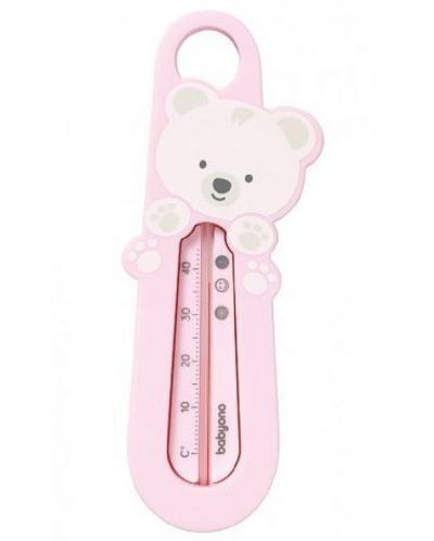 Θερμόμετρο μπάνιου Babyono - Αρκουδάκι, ροζ - 1