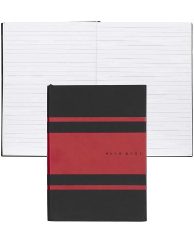 Σημειωματάριο Hugo Boss Gear Matrix - A5, σελίδες με γραμμές, κόκκινο - 2