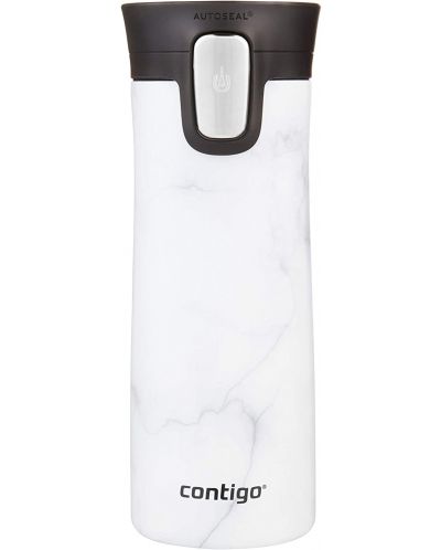 Θέρμο Κύπελλο Contigo Pinnacle Couture - White marble, 420 ml - 1