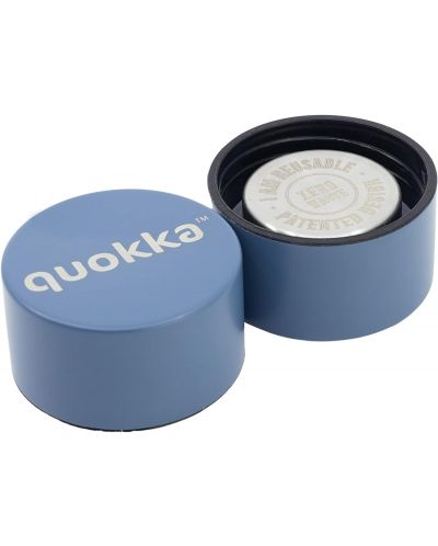 Θερμικό μπουκάλι Quokka Solid - Stone Blue, 510 ml - 2