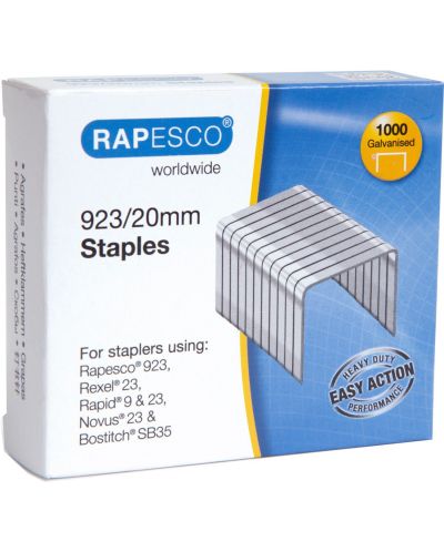 Συρματάκια Για Συρραπτικό Rapesco - 23/20, 1000 τεμάχια - 1