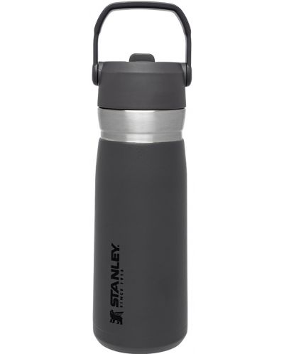 Θερμικό μπουκάλι νερού Stanley IceFlow - Go Flip Straw, Charcoal, 0.65 l	 - 1