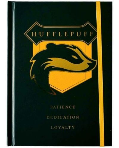Σημειωματάριο με διαχωριστικό βιβλίων CineReplicas Movies: Harry Potter - Hufflepuff,Μορφή Α5 - 1
