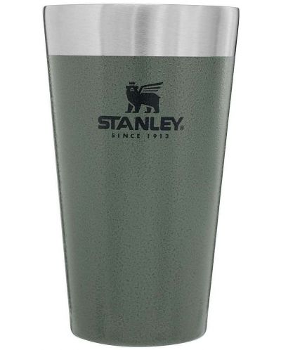 Θέρμο Κύπελλο για μπύρα Stanley The Stacking -Hammertone Green, 470 ml - 2