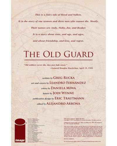 The Old Guard, Book One: Opening Fire - 6