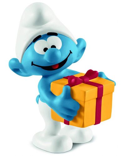 Φιγούρα Schleich The Smurfs - Στρουμφ με ένα δώρο - 1