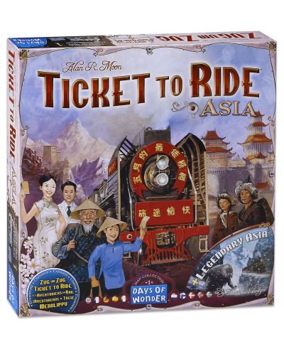 Επέκταση για επιτραπέζιο παιχνίδι Ticket to Ride - Asia - 1