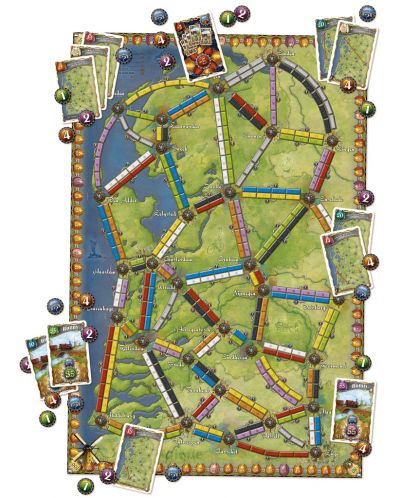 Επέκταση επιτραπέζιου παιχνιδιού Ticket to Ride - Nederland - 2