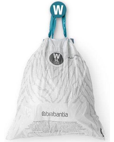 Τσάντα κάδου  Brabantia - PerfectFit, μέγεθος W, 5 l, 10 τεμάχια - 5