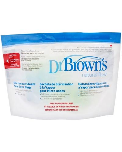 Τσάντα αποστείρωσης σε φούρνο μικροκυμάτων Dr. Brown's - 1 τμχ - 1