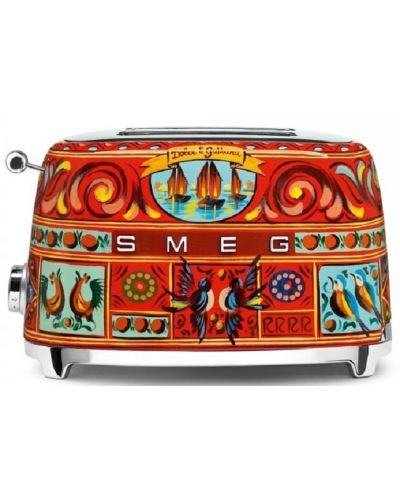 Τοστιέρα  Smeg - TSF01DGEU, 950 W,6 επίπεδα ,πολύχρωμο,Dolce & Gabbana - 1