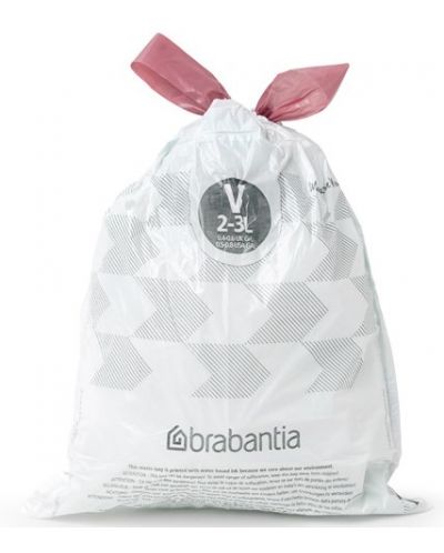 Τσάντα κάδου  Brabantia - PerfectFit, μέγεθος V, 3 l, 20 τεμάχια - 4