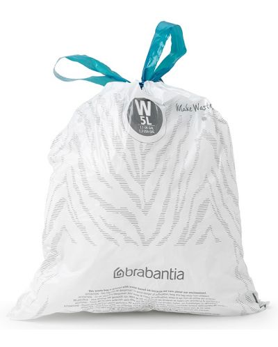 Τσάντα κάδου  Brabantia - PerfectFit, μέγεθος W, 5 l, 10 τεμάχια - 4