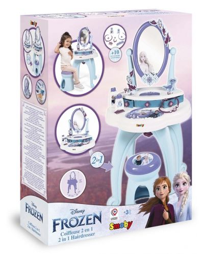 Τραπεζάκι τουαλέτας ομορφιάς  Smoby - Frozen, 2 σε 1 - 2