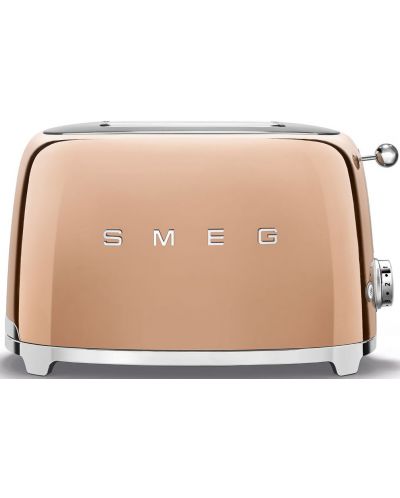 Τοστιέρα Smeg - TSF01RGEU 50's Style, 950W, 6 επίπεδα ,ροζ/χρυσό - 1