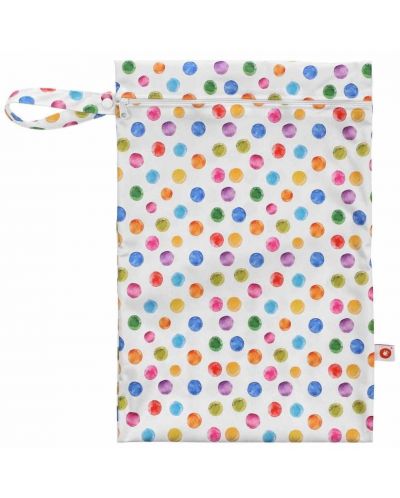 Τσάντα για βρεγμένα ρούχα Xkko - Polka Dots, 30 x 45 cm - 1