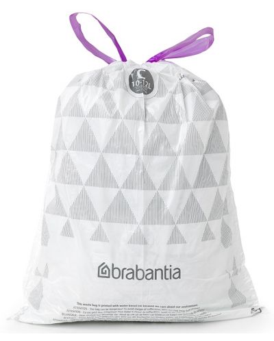 Τσάντα κάδου  Brabantia - PerfectFit, μέγεθος C, 10-12 l, 10 τεμάχια - 4