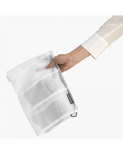 Τσάντα για πλύσιμο κάλτσες Brabantia, White/Grey - 4