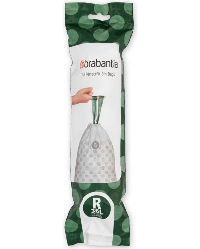 Τσάντα κάδου  Brabantia - PerfectFit, μέγεθος R, 36 l, 10 τεμάχια - 1