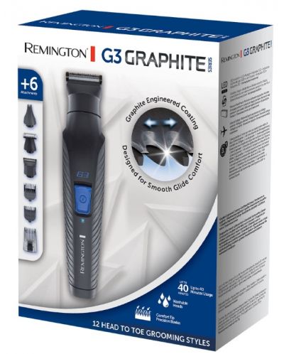 Τρίμερ Remington - PG3000 Graphite G3, μαύρο - 3
