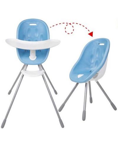 Μεταμορφωμένη καρέκλα φαγητού Phil & Teds - Poppy, γαλάζιο - 5