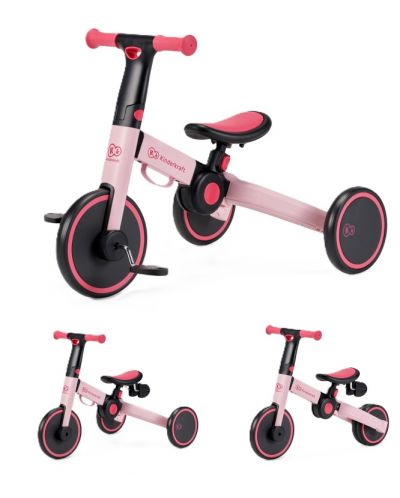 Τρίκυκλο 3 σε 1 KinderКraft - 4trike, Pink - 2